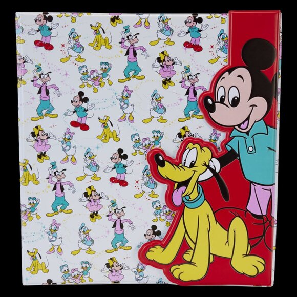 Disney Other - D100 Mickey & Friends Classic Stationary Highly Collectable 3-Ring Binder NEW